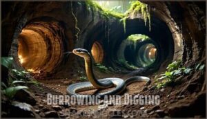 burrowing and digging