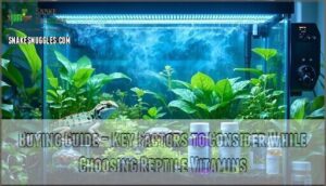buying guide – key factors to consider while choosing reptile vitamins