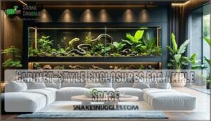 cabinet-style enclosures for ample space