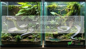 can multiple reticulated pythons be housed together