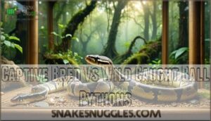captive bred vs wild caught ball pythons