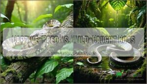 captive-bred vs. wild-caught boas