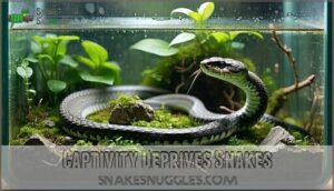 captivity deprives snakes