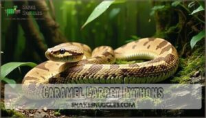 caramel carpet pythons