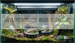 care, feeding, and escape prevention