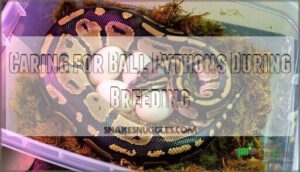 caring for ball pythons during breeding
