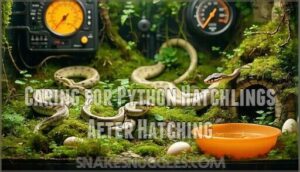caring for python hatchlings after hatching