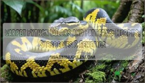 carpet python colors and patterns