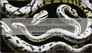 carpet python pattern variations