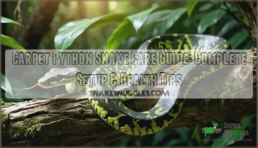Carpet Python Snake Care Guide: Complete Setup & Health Tips