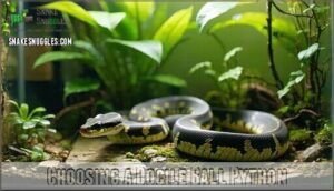 choosing a docile ball python