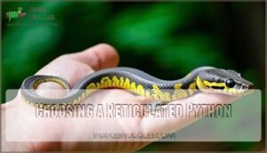 choosing a reticulated python