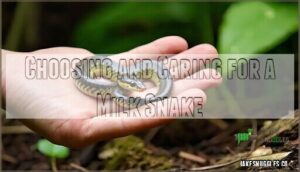 choosing and caring for a milk snake