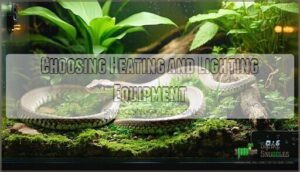 choosing heating and lighting equipment
