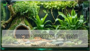 choosing substrate and decor
