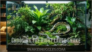 choosing the right large snake