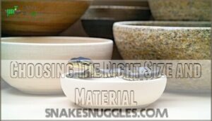 choosing the right size and material