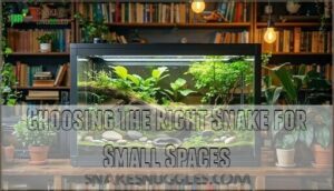 choosing the right snake for small spaces