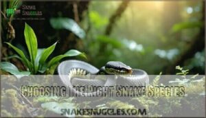 choosing the right snake species