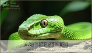 clear eyes and nose