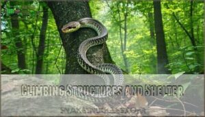 climbing structures and shelter