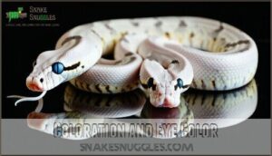 coloration and eye color