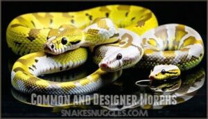 common and designer morphs