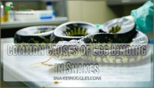 common causes of egg binding in snakes