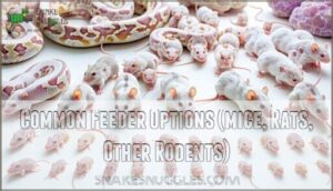 common feeder options (mice, rats, other rodents)