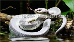 common health issues and care tips for white-lipped pythons
