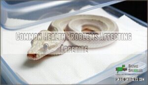 common health problems affecting appetite