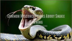 common misconceptions about snake yawning