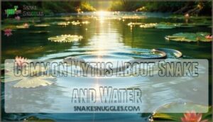 common myths about snake and water