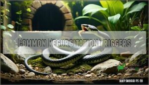 common regurgitation triggers