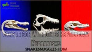 comparison with other reptile jaw mechanisms