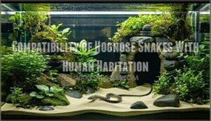 compatibility of hognose snakes with human habitation