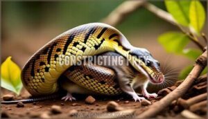constricting prey