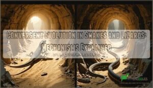 convergent evolution in snakes and lizards