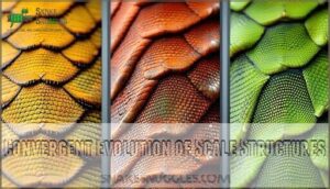 convergent evolution of scale structures