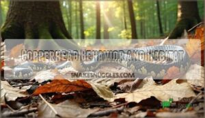 copperhead behavior and habitat