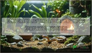 corn snake lighting and heating needs