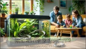 corn snakes as family pets