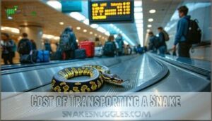 cost of transporting a snake