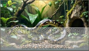 creating a happy and healthy ball python