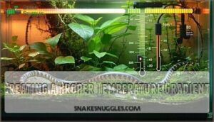 creating a proper temperature gradient