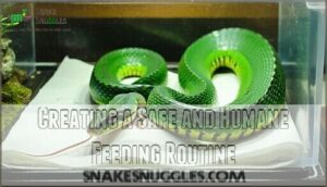 creating a safe and humane feeding routine