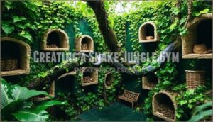 creating a snake jungle gym