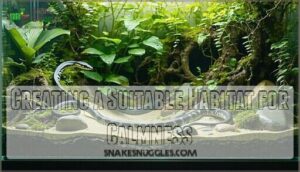 creating a suitable habitat for calmness