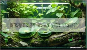 creating an ideal snake habitat
