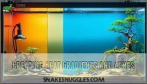 creating heat gradients and zones